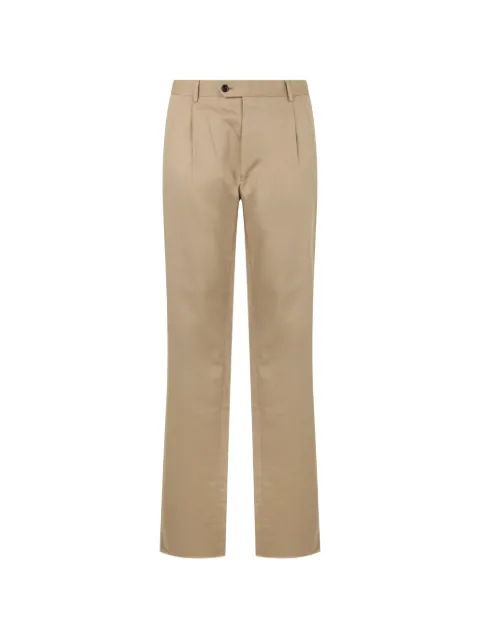 Moorer straight-leg pleated trousers Neutrals JARVISWE