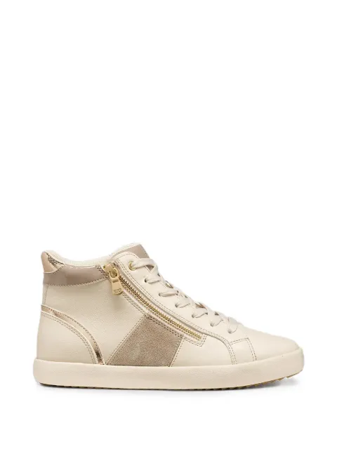 Geox Blomiee side-zip panelled sneakers Neutrals D366HD05422C5V5A