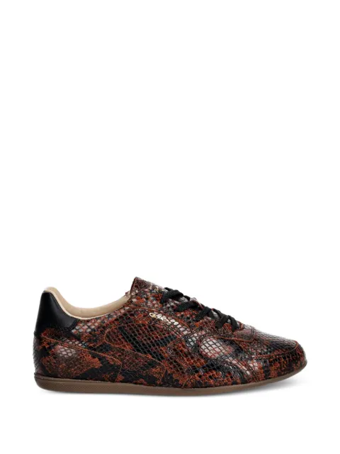 Gant snakeskin-effect lace-up sneakers Brown 33533363G420