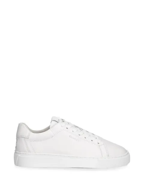 Gant logo-print leather sneakers White 33631390G172