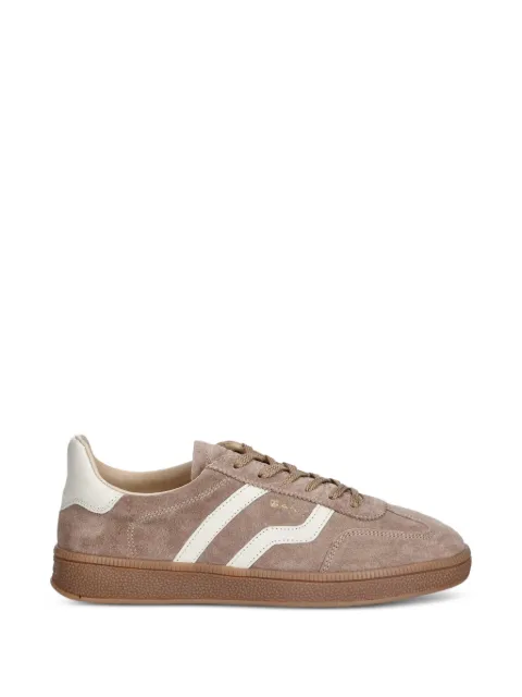 Gant logo-detail suede sneakers Brown 33533345G931