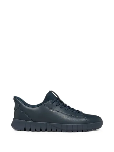 Geox Fextride lace-up leather sneakers Blue U65MAA0009BC4064
