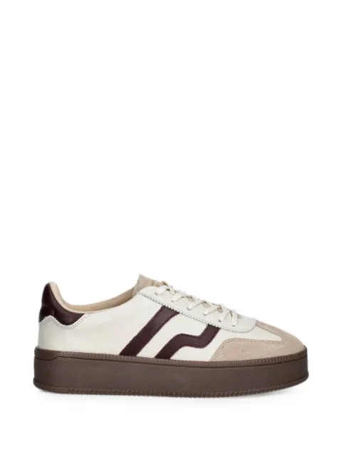 Gant contrast-panel platform sneakers White 33531353G045