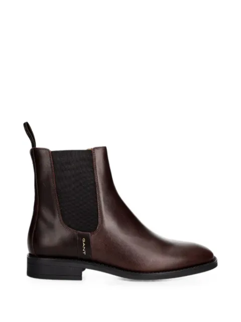 Gant leather elasticated-side ankle boots Brown 33551427G46