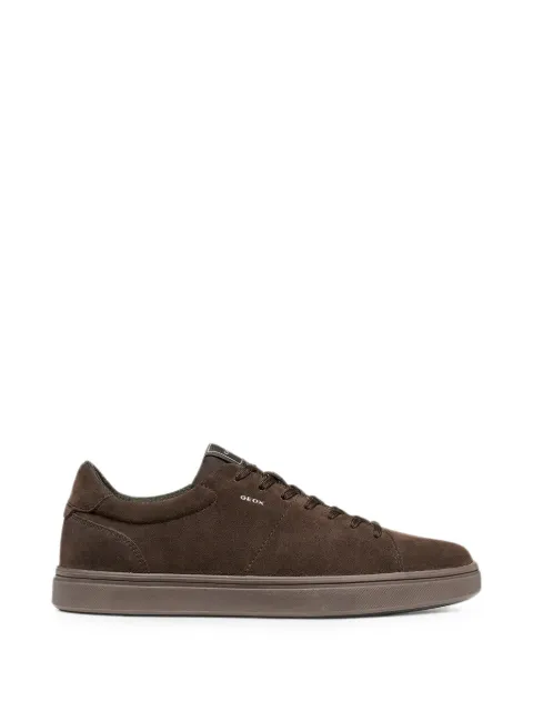 Geox Baltmoore logo-print suede sneakers Brown U65LDD00022C6005