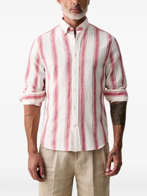 Gant striped button-down shirt White 3260075