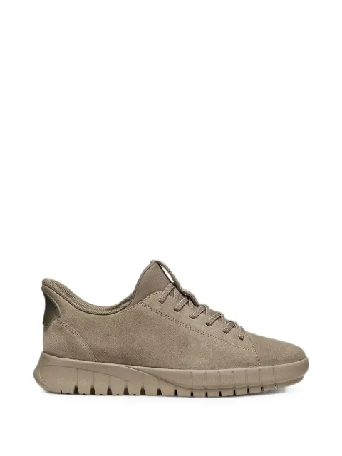 Geox suede lace-up sneakers Neutrals D657SC00022C1018