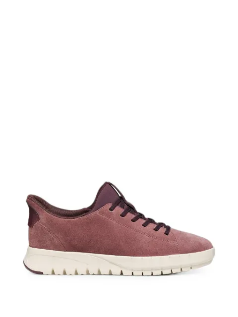 Geox suede lace-up sneakers Pink D657SC00022C8014