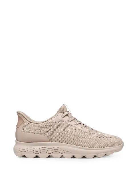Geox Spherica knit lace-up sneakers Neutrals D567MA06KBCC5X5A