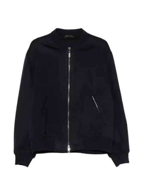 Brioni zip-up bomber jacket Blue SLTS0LOAA40