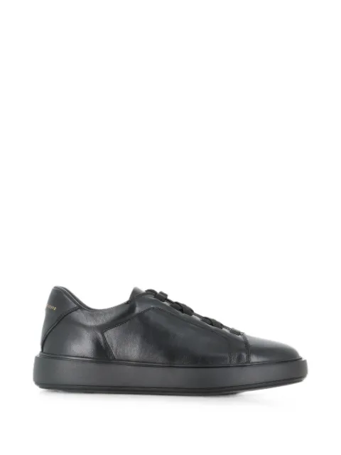 Officine Creative leather lace-up sneakers Black SLOUCH001