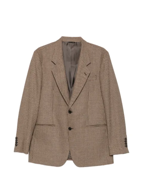 Reveres 1949 houndstooth-pattern blazer Brown 540736218380810
