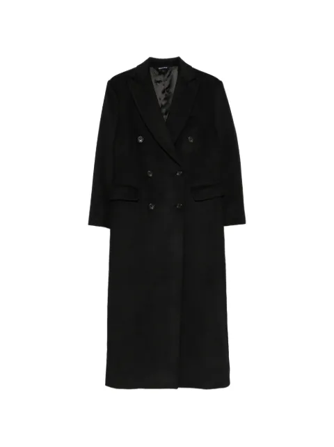 ERALDO double-breasted peaked-lapels coat Black 570925217640890
