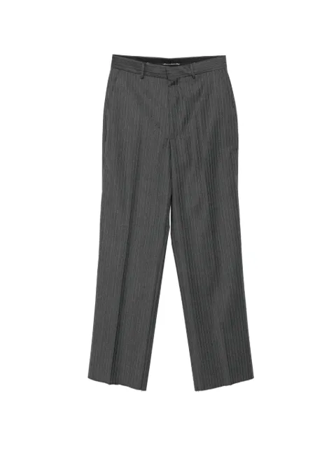 Reveres 1949 pinstripe-pattern straight-leg trousers Grey 410428218410810