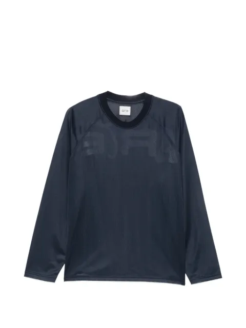 Arte Antwerp logo-print long-sleeve T-shirt Blue AW26050LS