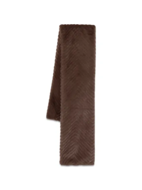 Joseph Ribkoff logo-plaque scarf Brown 263975