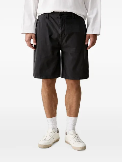 Hurley logo-patch chino shorts Black MWEU00007