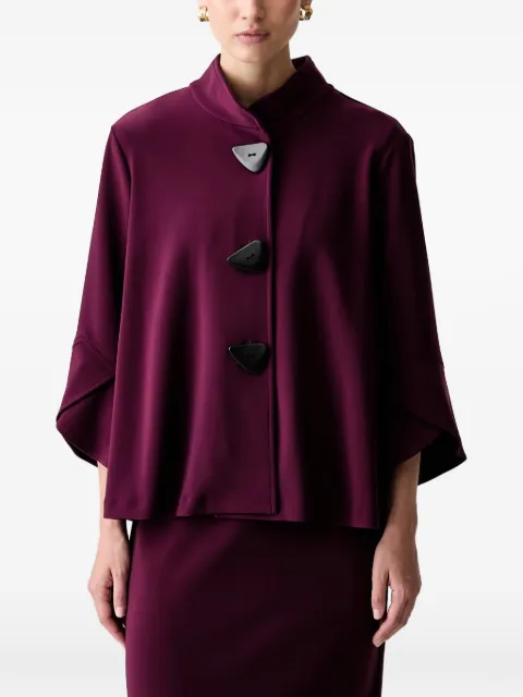 Joseph Ribkoff button-up flared jacket Purple 193198F26