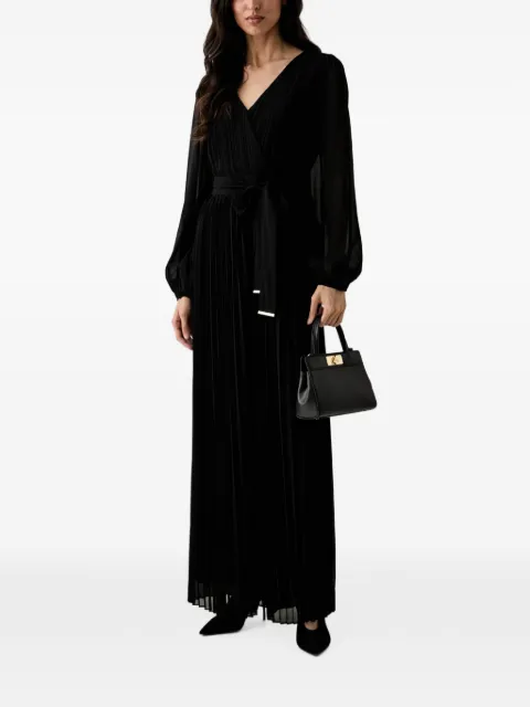 Joseph Ribkoff pleated belted jumpsuit Black 263737