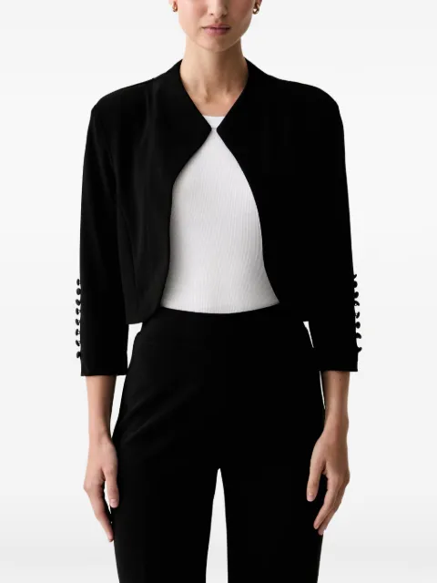 Joseph Ribkoff button-cuff cropped jacket Black 213707CO