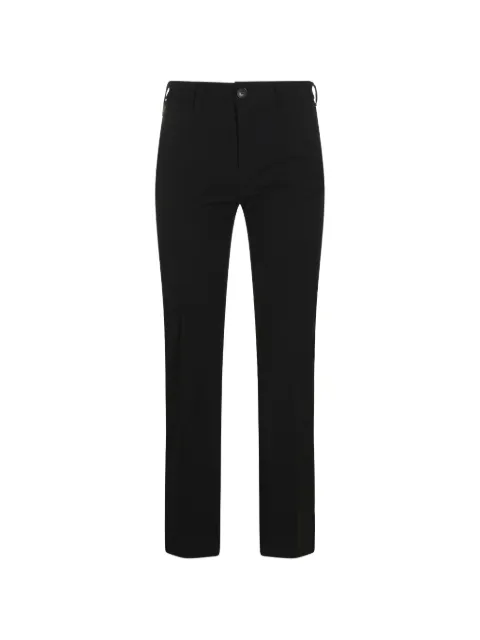 LOIS JEANS Silvia logo-patch trousers Black 25655976