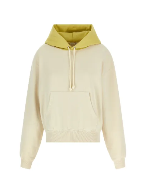 Auralee cotton hoodie Neutrals A26SP05TUSMOKYWHITELIGHTYELLOW
