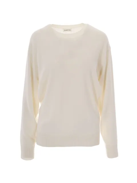P.A.R.O.S.H. fringe-trimmed cashmere sweater Neutrals D541523002