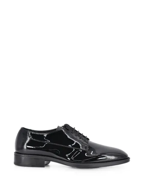 Giuseppe Zanotti patent-leather Derby shoes Black EU60048H03