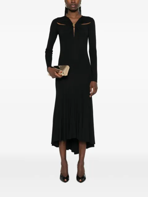 Elisabetta Franchi cut-out midi dress Black AB88561E2