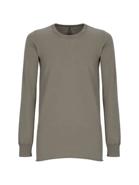 Rick Owens raw-cut long-sleeve sweater Grey RU02F4252JA
