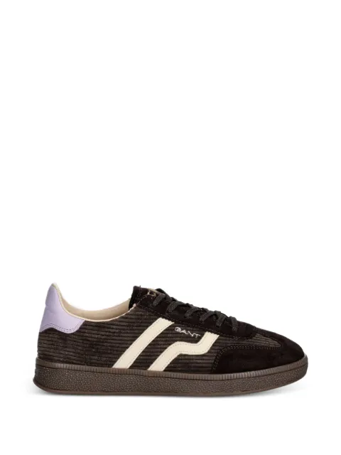 Gant corduroy-panelled sneakers Brown 33538346G386