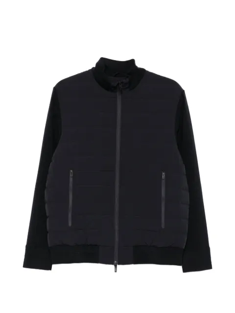 Emporio Armani quilted panel-sleeve jacket Blue EM006382AF13772