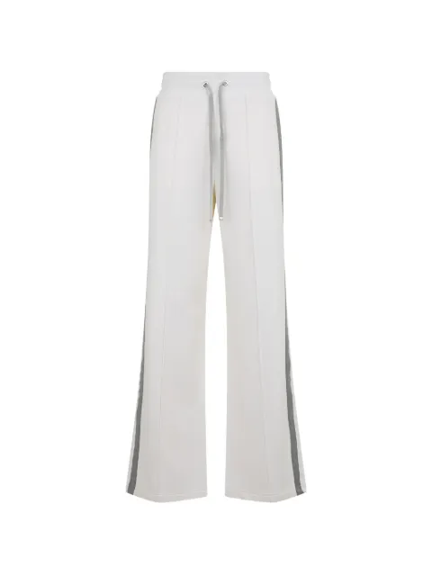 Moorer side-stripe wide-leg track pants White CLARACFW
