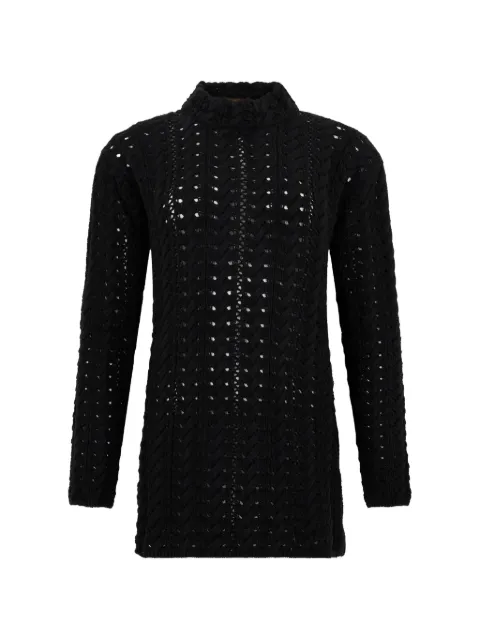 Moorer cable-knit sweater Black LIDIAFWG