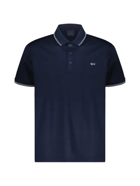 Paul & Shark embroidered-logo polo shirt Blue 26411218