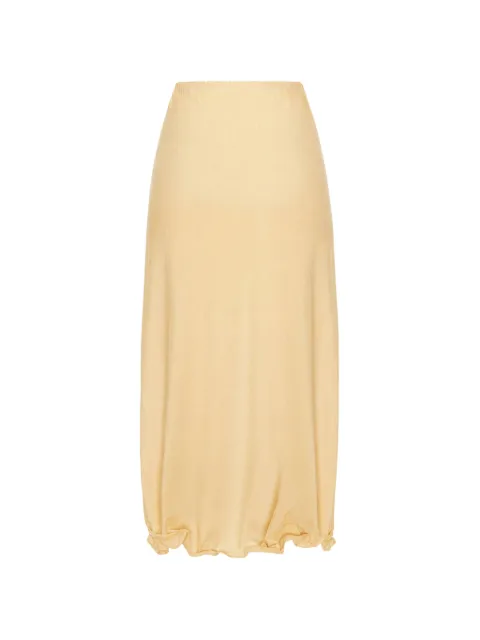 Seen Users Twombly Bloom ruffled midi skirt Neutrals SEEN12SKRT02