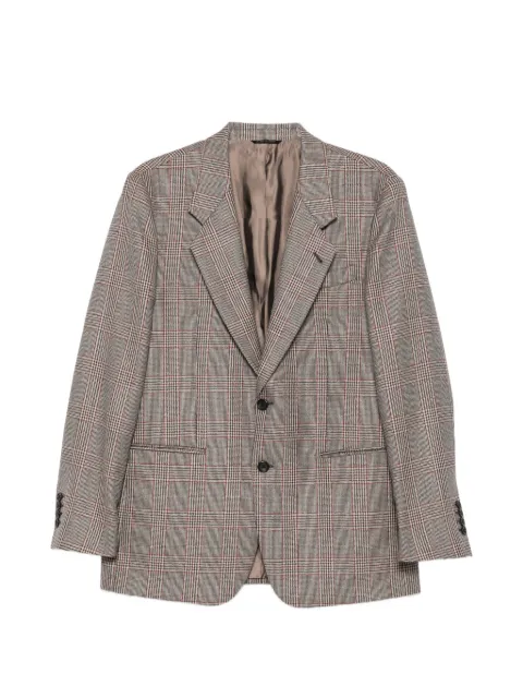 Reveres 1949 Prince of Wales check single-breasted blazer Neutrals 540736218390810
