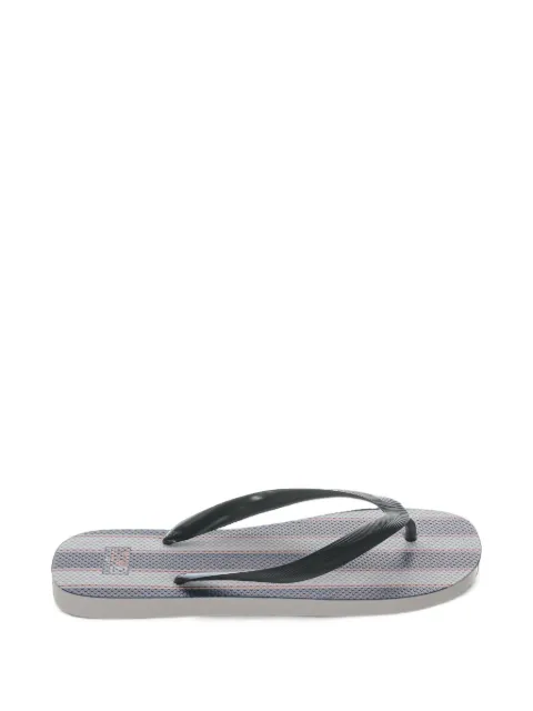 MC2 Saint Barth Tommy striped flip-flops Grey TOMM00107722L