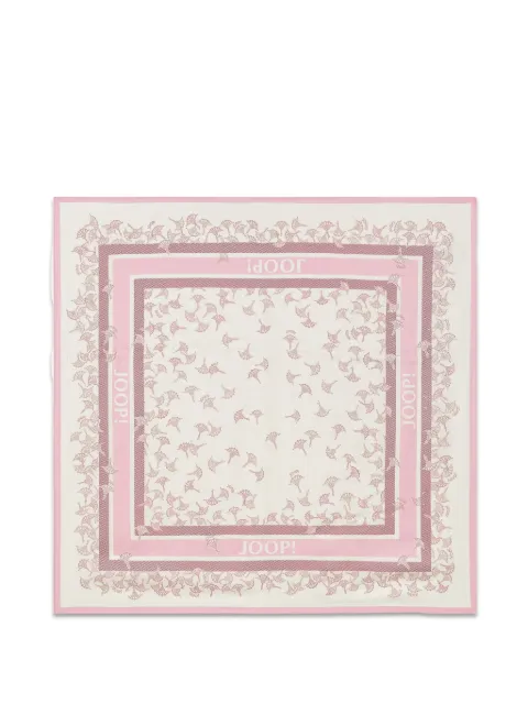 Joop! floral-print silk scarf Neutrals 37285482