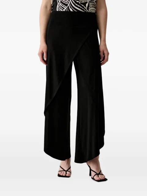 Joseph Ribkoff wrap-overlay wide-leg trousers Black 211494CO