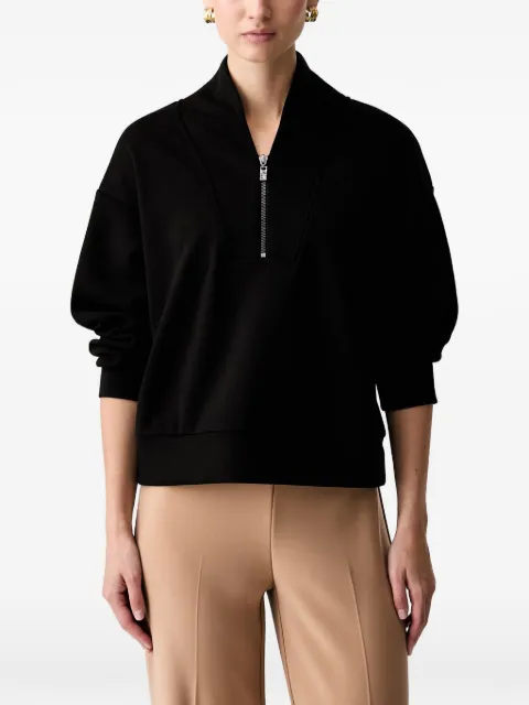 Joseph Ribkoff quarter-zip long-sleeve sweatshirt Black 261610