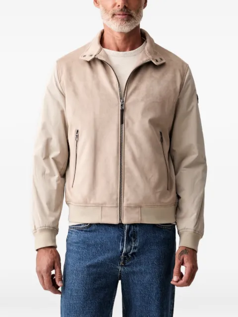 Joop! panelled zip-up jacket Neutrals 30103263