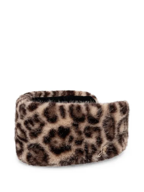 Joseph Ribkoff leopard-print faux-fur headband Neutrals 263978