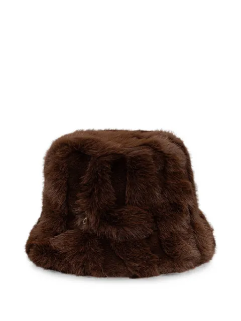Joseph Ribkoff faux-fur bucket hat Brown 263979