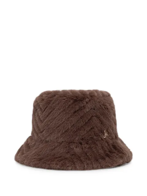 Joseph Ribkoff logo-appliqué bucket hat Brown 263974