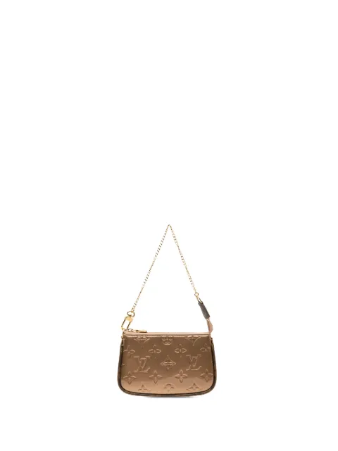 Louis Vuitton Pre-Owned 2021-2026 Monogram Vernis Mini Pochette Accessoires handbag Pink K961LQMMMY199A0N
