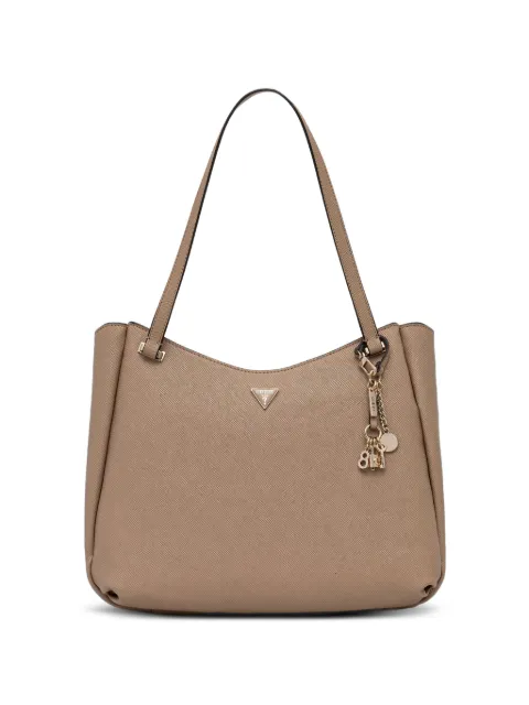 GUESS USA Gilda logo-plaque saffiano-effect tote bag Neutrals HWZG9747230