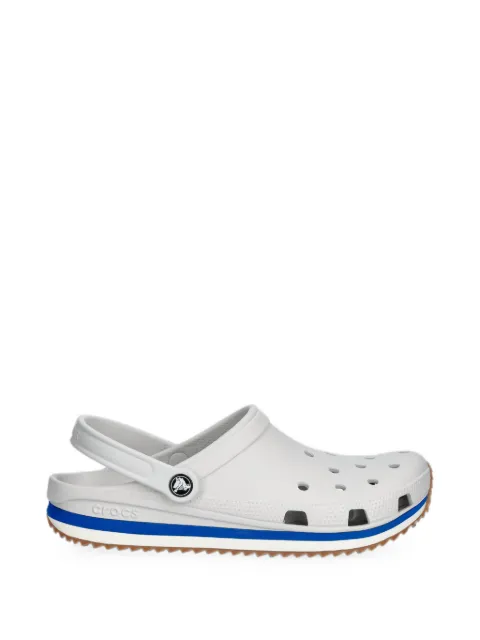 Crocs Runner perforated-detail slingback mules Grey 212831