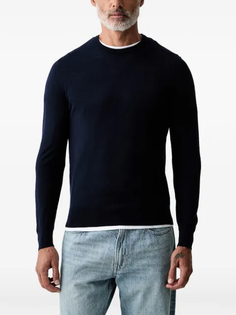 Hackett London long-sleeve crew neck sweater Blue HM7000204