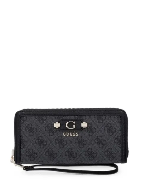 GUESS USA Lindsey logo-plaque wallet Grey SWSG9749146
